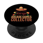 Nacho Average Arcade Games Collector Cinco De Mayo PopSockets PopGrip Interchangeable