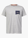 Musto x Land Rover Short Sleeve Pocket Logo T-Shirt Grey M male 100% Organic cotton