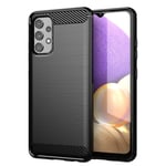 HDOMI Samsung Galaxy A32 4G Case,High Perfomance Soft TPU Silicone Gel Shell Shockproof Cover for Samsung Galaxy A32 4G (Black)