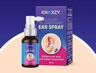 Knoxzy Sodium Bicarbonate Ear Wax Remover Itchy Infection Ear Care 10ml Spay UK