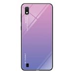 Hülle® Gradient Color Anti-Scratches Glass Case for Samsung Galaxy A10 (2)