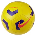 Nike Ballon de Football d'entraînement Unisexe, Jaune/Violet/Bright Crimson, CU8034-720, 3