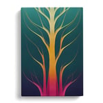 Gothic Tree Vol.1 Canvas Print for Living Room Bedroom Home Office Décor, Wall Art Picture Ready to Hang, 30x20 Inch (76x50 cm)