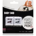 Baby Dab Foot & Hand Print Purple & Grey farve til barnets aftryk 2 stk.