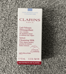 Clarins Paris Velvet Cleansing Milk Sample Travel Size 10ml New in Box ED