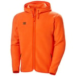 Helly Hansen Workwear Heritage 72183_290 Fiberpelsjakke med hette, orange Oransje