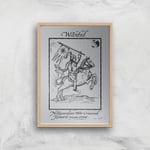 The Witcher Nilfgaardian War Criminal Giclee Art Print - A3 - Wooden Frame