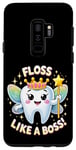 Coque pour Galaxy S9+ Floss Like a Boss Tooth Fairy Fun Hygiène bucco-dentaire