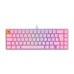 Glorious GMMK 2 Compact 65 % mekaniskt tangentbord- Glorious Fox Linear, rosa