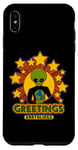 Coque pour iPhone XS Max Salutations Terriens | Dieu extraterrestre rétro | Ancien