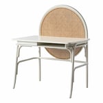 Gebruder Thonet Vienna - Allegory Desk, Pure White C02, Lacquered Beech, Ash and Woven Cane - Skrivbord