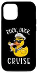 Coque pour iPhone 14 Duck Duck Cruise Funny Family Cruising Groupe assorti