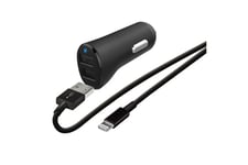 Wefix Accessoire pour téléphone mobile Pack chargeur voiture WeFix avec câble double USB vers Lightning 1 m