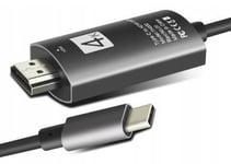 Câble Adaptateur USB-C 3.1 TYPE-C vers HDMI 4K MHL 200cm,JL535