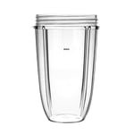 AidShunN Juicer Cups for NutriBullet Replacement Parts 600w 900W 18OZ 24OZ 32OZ Clear Mugs Blender Juicer Mixer-(24OZ)