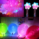 10pcs/lot Mini Led Balloon Lamp Ball Light Lantern Xmas Party We Blue