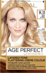 L'Oreal Excellence Age Perfect 1 count (Pack of 1), 8.31 Pure Beige Blonde