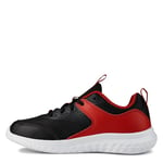 Reebok Boy's Rush Runner 4.0 Sneaker, Core Black Vector Red Footwear White, 10.5 UK Child