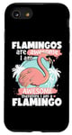 Coque pour iPhone SE (2020) / 7 / 8 Flamingos are Awesome I Am Awesome Funny Pink Flamingoes