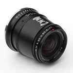 17 mm F1.4 APS-C Mise au point manuelle Macro Focus Objectif de l'appareil photo Objectif grand angle à mise au point fixe à grande ouverture pour SONY E FUJI X Canon M pour Panasonic pour Olympus Macro 4/3, Fuji X Mount