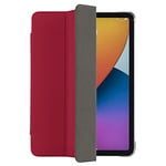 Hama Étui pour iPad Pro 2021/5e génération 12,9" (étui à Rabat pour Tablette Apple), Coque de Protection avec Fonction Support, Coque arrière magnétique Transparente Rouge, 00216472