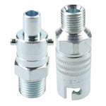 PCL Instant Air Coupler 1/4" BSP Male Thread & Bayonet Male Adaptor Fitting