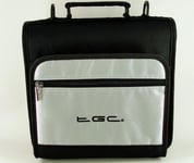 New Silver & Black TGC Portable DVD Carry Case Bag with In Car Strap Kit