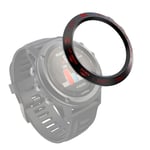 Garmin Fenix 3/3 HR Stålring - Svart/Röd
