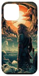 iPhone 12 mini Warrior Portal Dragon's Sunset Sea Mystical Guardians Case