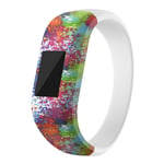 Garmin Vivofit JR pattern printing watch band - Size: S - Colorful Painting