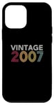Coque pour iPhone 12 mini Vintage 2007 Rétro Couleur Classique Original Anniversaire
