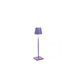 Perenz - Lampe de table led Poldina Pro Micro Lilas, rechargeable et dimmable