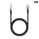 0.5/1/2/3/5m Xlr To Trs Microphone Cable 1/4" 6.35mm 1m