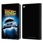 Head Case Designs Officially Licensed Back to the Future Fly I Key Art Leather Book Wallet Case Cover Compatible With Apple iPad Air 2 (2014)
