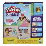 Play-Doh Builder Ice Cream Stand Kit Children's Fun Sensory Dough Activity
