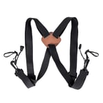 POHOVE Binocular Harness Strap Camera Strap Chest Harness With Quick Release Buckles Adjustable Camera Chest Harness With 2 Loop Connectors For Carrying Binocular,Cameras,Rangefinders