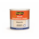Magnolia Matt Emulsion Rustins Quick Dry 250ml Ideal for Re-Painting Small Areas