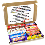 10 Piece Valentines Personalised Chocolate Poem Gift Box - Best Valentine's Day Gift