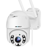 [DC&POE] 4MP WiFi Security Camera Outdoor, GENBOLT 2.4/5Ghz POE Floodlight CCTV