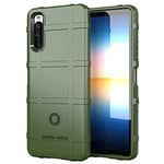 Hülle® Firmness and Flexibility Case Compatible for Sony Xperia 10 III(Army Green)