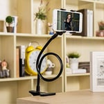 Universal Lazy Bed Desktop Car Stand Mount Long Arm Holder For Cell Phone 360 Degree Car Mobile Phone Cell Phone Holders - Black