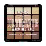 NYX Ultimate Shadow Palette 16-Pan 05W Warm Neutrals - 12,8 g