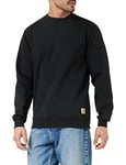 Carhartt Men's Loose Fit Midweight Crewneck Sweatshirt, Black, XL