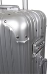 Aluminium Kabinväska - grå - Lyxig resväska med TSA-lås