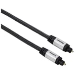 Câble audio à fibres optiques, connecteur ODT (Toslink), text., 2,0 m - Neuf
