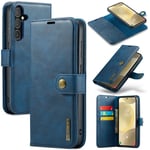 DG.MING Samsung Galaxy S25 Plus Plånboksfodral med avtagbart skal, Blue
