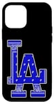 Coque pour iPhone 12 mini LA Los Angeles Bandana Bleu Royal Hip Hop Street Wear #2