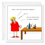 Funny Birthday Card Mother Day Card 30th 40th 50th 60th humour Gin Vodka Swizzoo