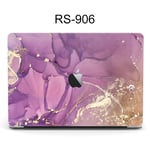Convient pour étui de protection pour ordinateur portable Apple AirPro housse de protection pour macbook couleur marbre boîtier d'ordinateur-RS-906- 2019Pro16 (A2141)