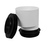 Faluplast WC-Anslutning 2316844 Exentrisk 17 mm FALU WC-STOS EXC H=150 MM VIT 59810